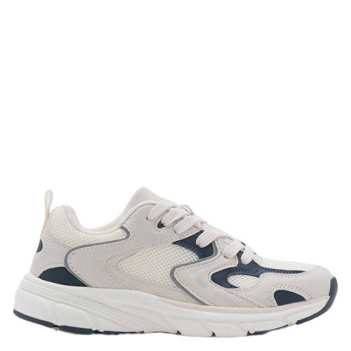 Mango Kids sneaker grijs/beige Jongens Polyurethaan - maat 36 Sneakers afbeelding
