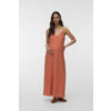 VERO MODA MATERNITY zwangerschaps maxi jurk ajour oranje