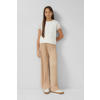 s.Oliver wide leg casual broek beige