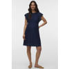 VERO MODA MATERNITY zwangerschaps korte jurk donkerblauw