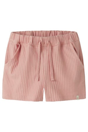 regular sweatshort gebreid roze