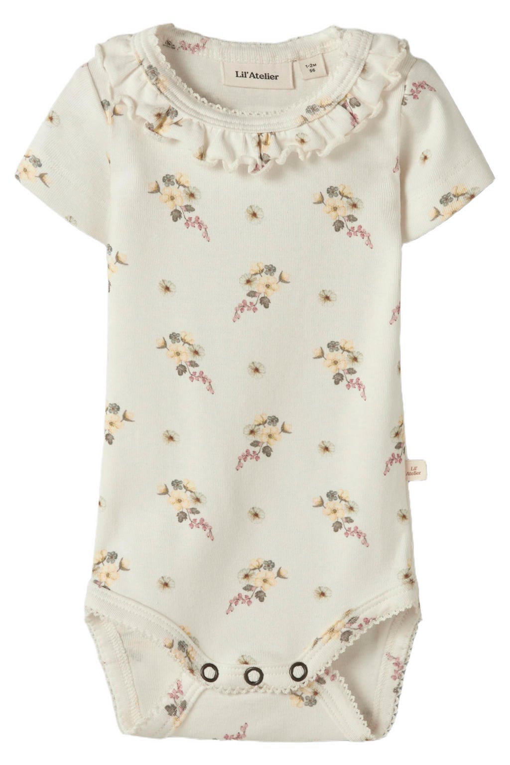 LIL' ATELIER BABY romper ecru