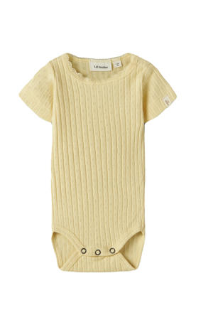 romper gebreid geel