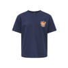 KIDS ONLY GIRL T-shirt met backprint donkerblauw