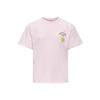 KIDS ONLY GIRL T-shirt met backprint lichtroze