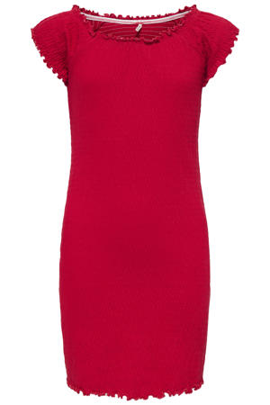 midi jurk rood