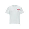 KIDS ONLY GIRL T-shirt met backprint lichtblauw