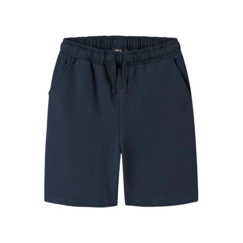 LMTD regular sweatshort donkerblauw Korte broek Effen - maat 134 afbeelding