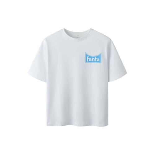 LMTD T-shirt met backprint wit Jongens/Meisjes Katoen Ronde hals Backprint - maat 158 afbeelding