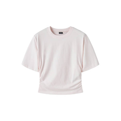 LMTD T-shirt lichtroze Meisjes Katoen Ronde hals Effen - maat 146/152 afbeelding