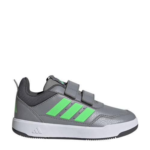 adidas Sportswear Tensaur Sports sneakers grijs/groen Jongens/Meisjes Imitatieleer - maat 32 afbeelding
