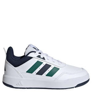 Tensaur Sport imitatieleren leren sneakers 3.0 wit/groen/blauw