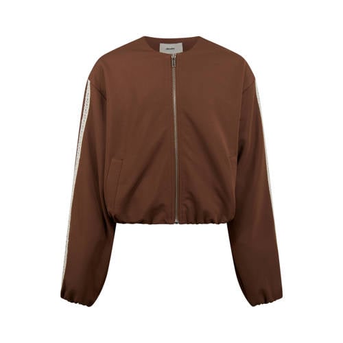 Shoeby jasje voor binnen bruin Geel Meisjes Polyester Ronde hals Effen - maat 110/116 afbeelding