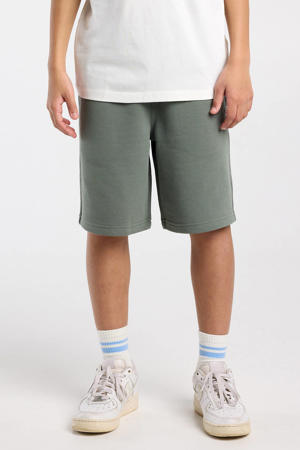 sweatshort grijsgroen