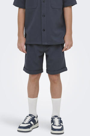 regular casual short donkerblauw