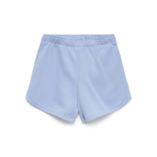 VERO MODA GIRL regular sweatshort lichtblauw Korte broek Meisjes Polyester - maat 146 afbeelding