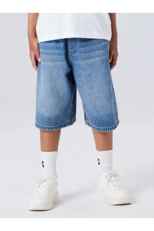 baggy short medium blue denim