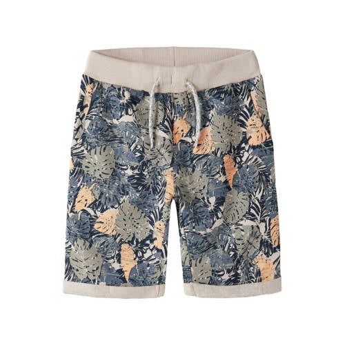 NAME IT KIDS regular sweatshort greige Korte broek Grijs Jongens Katoen - maat 158 afbeelding