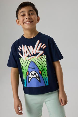 T-shirt donkerblauw