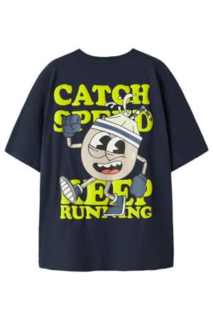 T-shirt donkerblauw