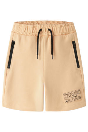regular sweatshort licht oranje
