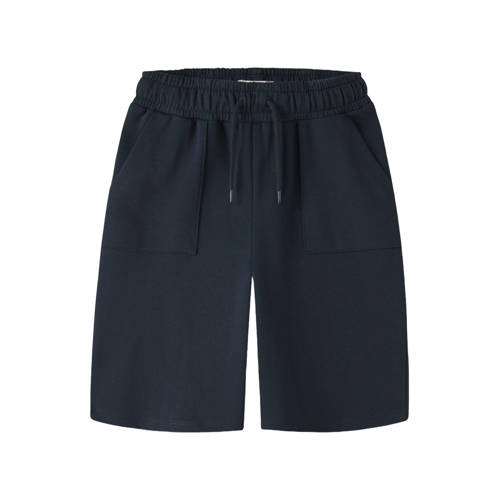 NAME IT KIDS relaxed sweatshort donkerblauw Korte broek Jongens Katoen - maat 146 afbeelding