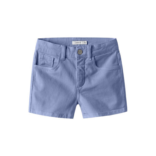 NAME IT KIDS straight casual short paars Korte broek Meisjes Stretchkatoen - maat 158 afbeelding