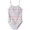NAME IT KIDS badpak paars/roze/wit