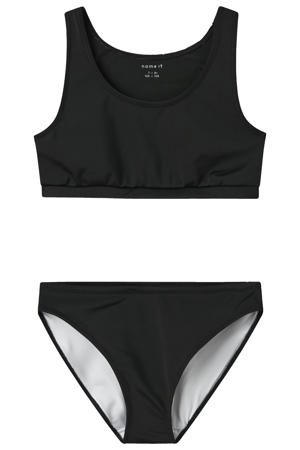 crop bikini zwart