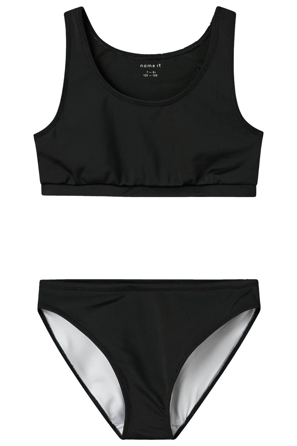 NAME IT KIDS crop bikini zwart