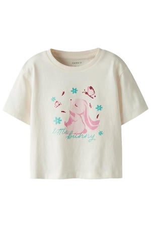 T-shirt lichtgeel