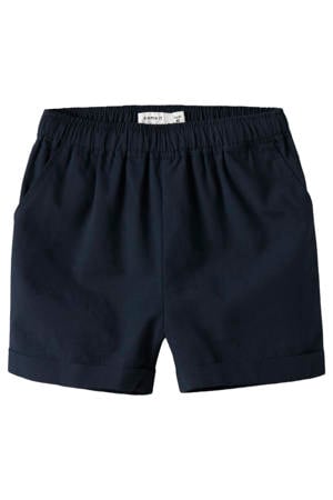 regular waist casual short donkerblauw