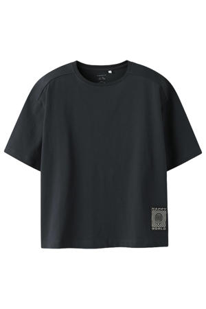 T-shirt donkerblauw