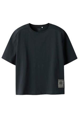T-shirt donkerblauw