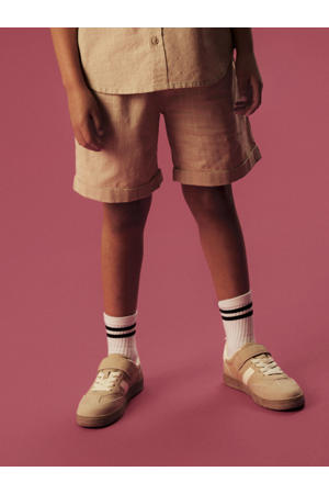 regular casual short grijsbruin
