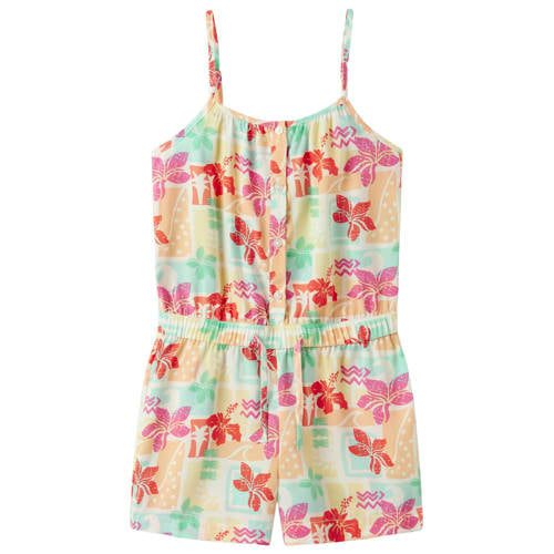NAME IT KIDS playsuit groen Meisjes Polyester Ronde hals All over print - maat 134 afbeelding