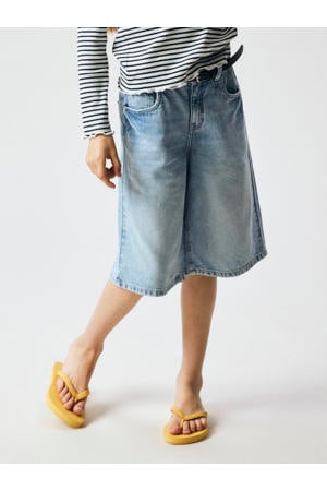 short light blue denim