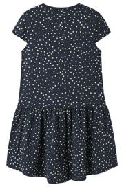 thumbnail: NAME IT KIDS korte jurk met stippen donkerblauw