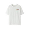 NAME IT KIDS T-shirt met backprint wit
