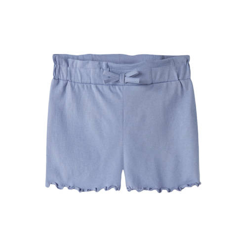 NAME IT MINI regular casual short paars Korte broek Meisjes Katoen Effen - maat 116 afbeelding