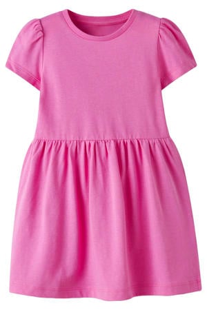 midi jurk roze
