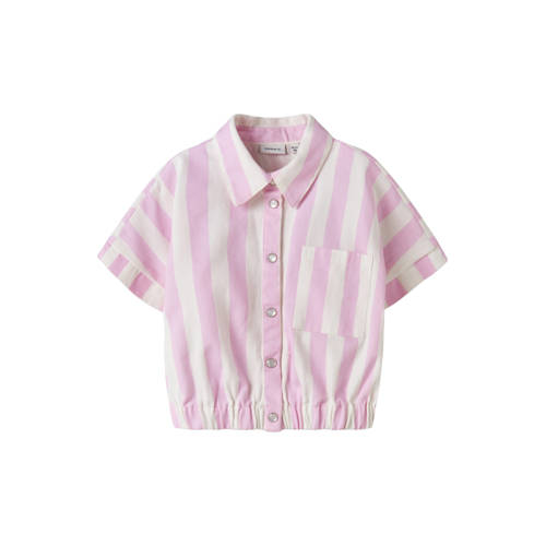 NAME IT MINI jasje zomer roze Meisjes Katoen Backprint - maat 92 afbeelding