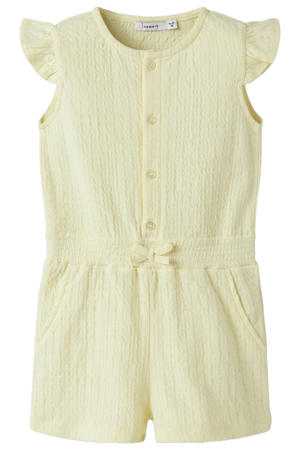 playsuit lichtgeel
