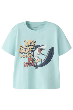 T-shirt lichtblauw