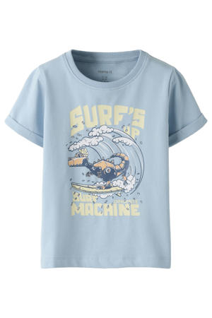 T-shirt korte mouw - zwart/wit gestreept