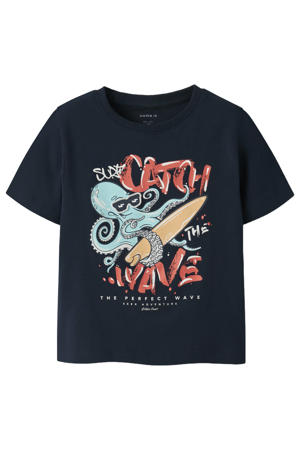T-shirt donkerblauw