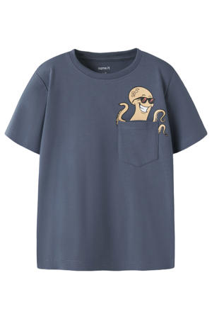 T-shirt blauw