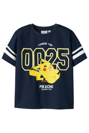Pokemon T-shirt donkerblauw