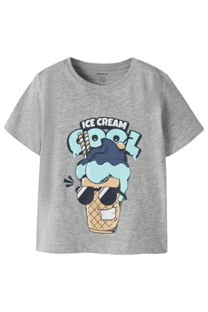 T-shirt grijs melange