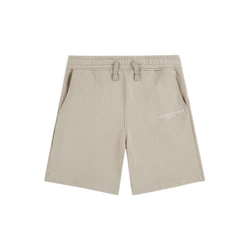 Abercrombie & Fitch sweatshort beige Korte broek Effen - maat 134-140 afbeelding